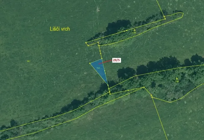 Dražba pole, Lhenice, 190 m2