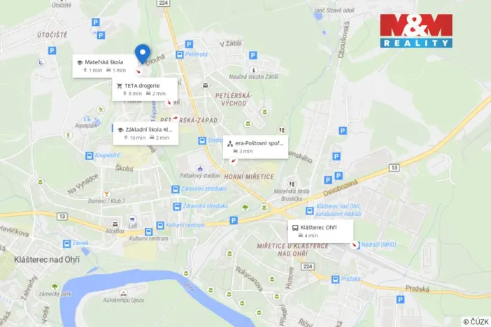 Pronájem bytu 3+1, Klášterec nad Ohří, Dlouhá, 80 m2