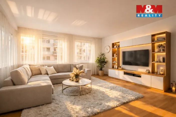 Prodej bytu 1+kk, Praha, Nad Okrouhlíkem, 46 m2