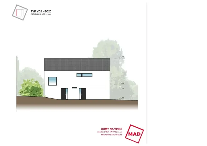 Prodej bytu 2+kk, Němčičky, 54 m2