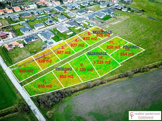 Prodej pozemku pro bydlení, Rožďalovice, 927 m2