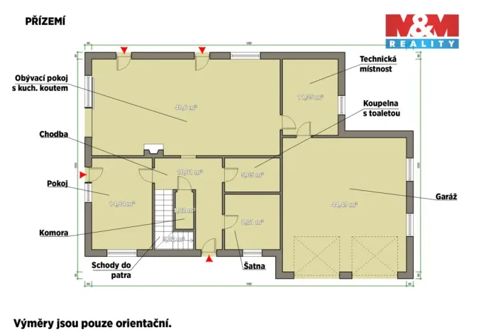Prodej rodinného domu, Křenice, K Polníku, 185 m2