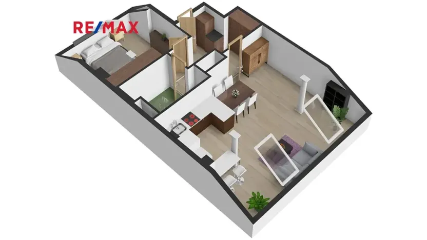 Prodej bytu 2+kk, Plzeň, Rubešova, 59 m2