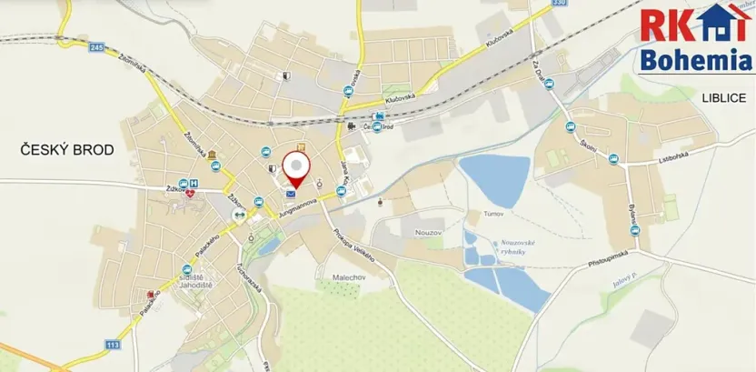 Pronájem bytu 2+kk, Český Brod, nám. Arnošta z Pardubic, 49 m2