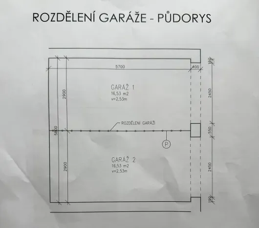Prodej garáže, Praha - Smíchov, Štorkánova, 17 m2