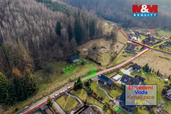 Prodej pozemku pro bydlení, Bystřička, 693 m2