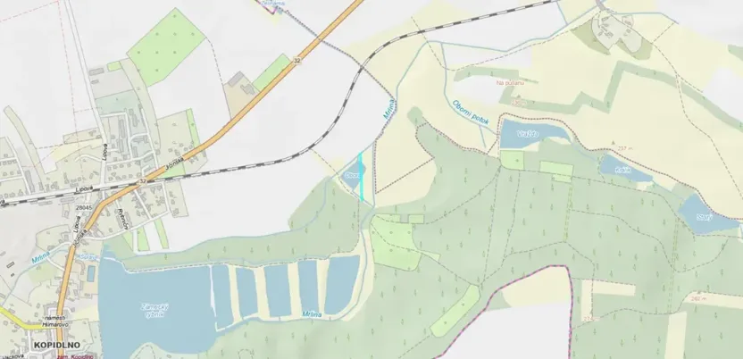 Dražba louky, Kopidlno, 1439 m2