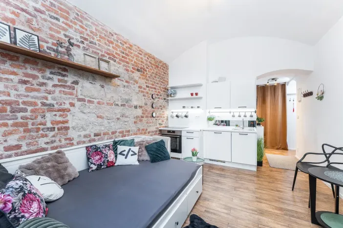 Pronájem bytu 1+kk, Praha - Holešovice, Dukelských hrdinů, 26 m2