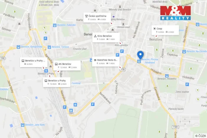 Prodej bytu 3+kk, Benešov, Hráského, 66 m2