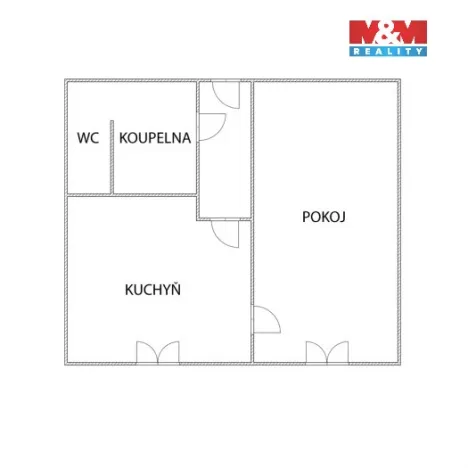 Pronájem bytu 1+1, Kutná Hora - Kutná Hora-Vnitřní Město, Žižkova brána, 32 m2
