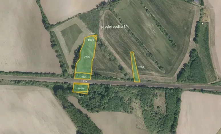 Prodej pole, Pardubice, 22812 m2