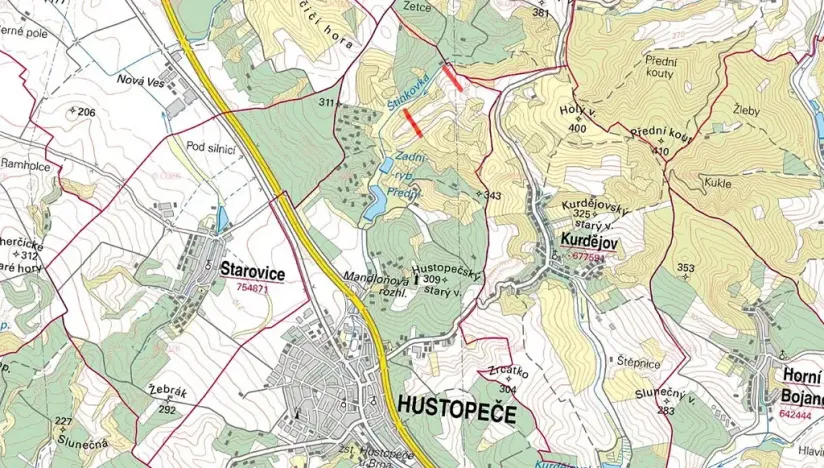 Prodej pole, Hustopeče, 10964 m2