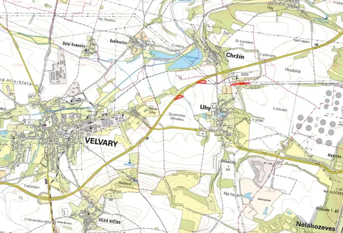 Prodej pole, Uhy, 10855 m2