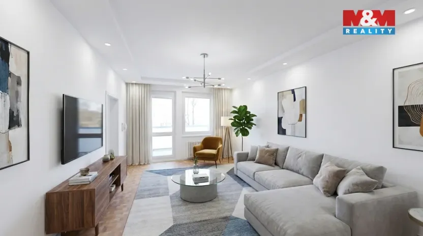 Prodej bytu 3+1, Praha - Chodov, Brodského, 70 m2