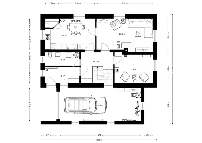 Prodej rodinného domu, Kvilda, 203 m2