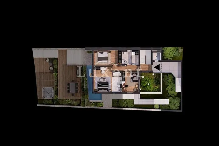 Prodej bytu 4+kk, Okrug Donji, Chorvatsko, 139 m2