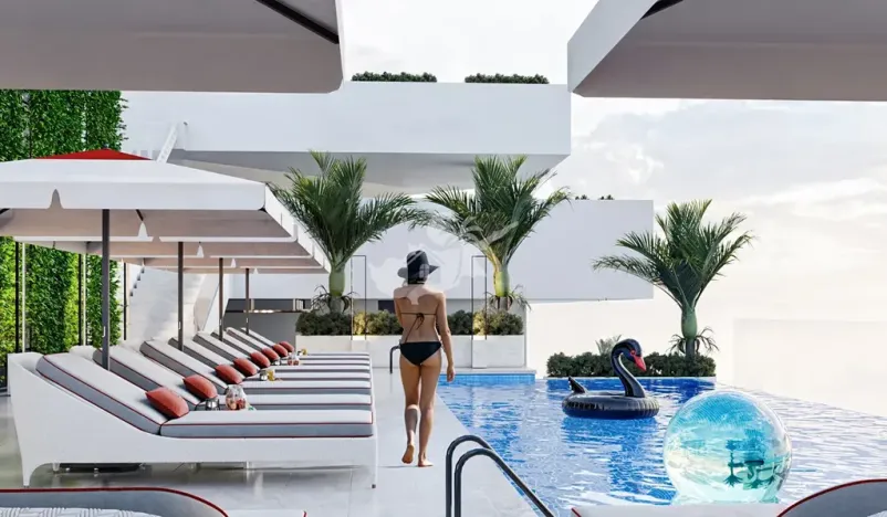 Prodej bytu 1+kk, Trikomo, Kypr, 37 m2