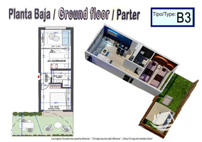 Prodej bytu 2+kk, Torrevieja, Španělsko, 31 m2