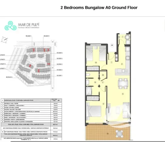 Prodej bytu 3+kk, Pulpí, Španělsko, Calle Mar de Alborán, 72 m2