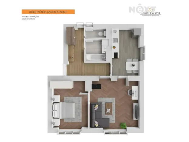 Prodej bytu 2+1, Poniklá, 60 m2