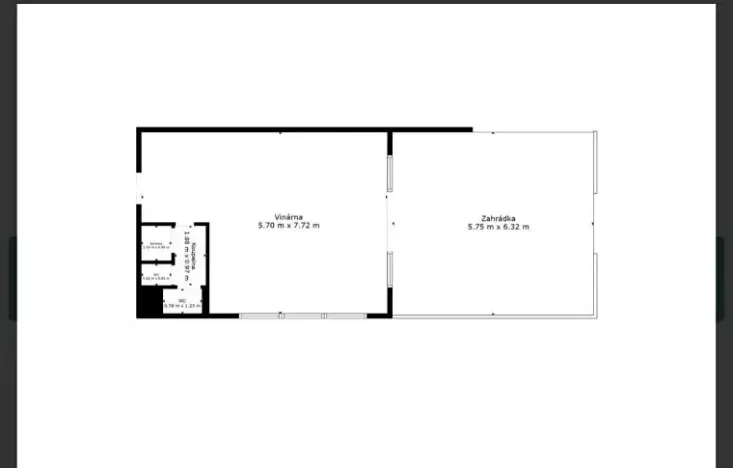 Prodej obchodního prostoru, Praha - Košíře, Naskové, 90 m2