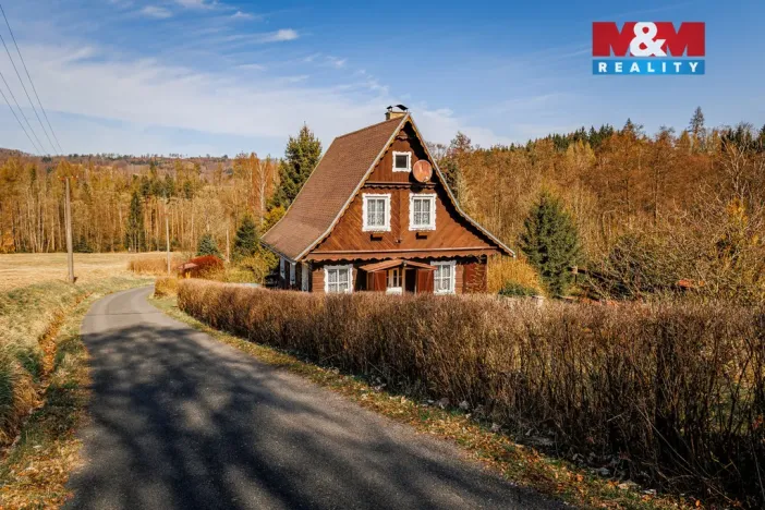 Prodej chalupy, Krásná Lípa - Vlčí Hora, 160 m2
