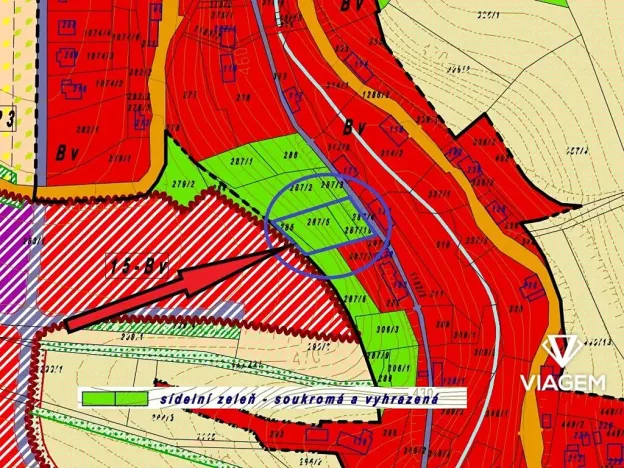 Prodej zahrady, Mistrovice, 1345 m2