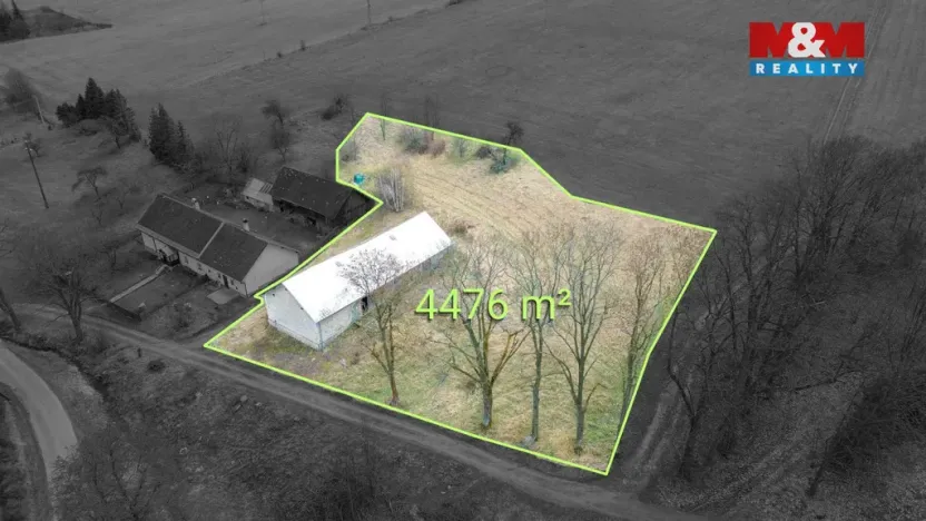 Prodej pozemku, Světlá Hora - Dětřichovice, 4476 m2