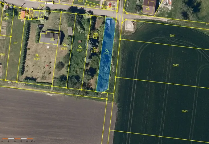 Prodej pozemku, Oplocany, 534 m2