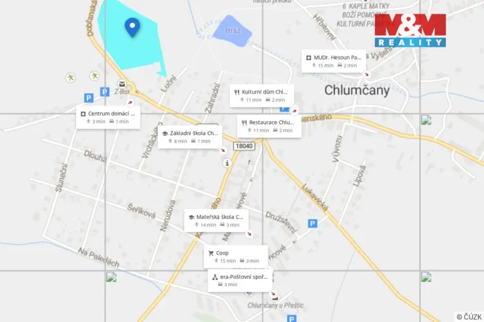 Pronájem skladu, Chlumčany, 400 m2