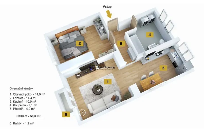 Prodej bytu 2+1, Mníšek pod Brdy, 5. května, 60 m2