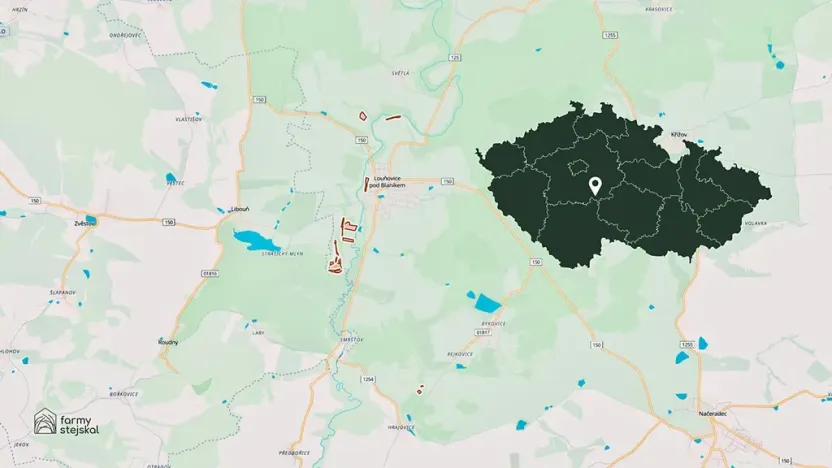 Prodej louky, Louňovice pod Blaníkem, 56889 m2