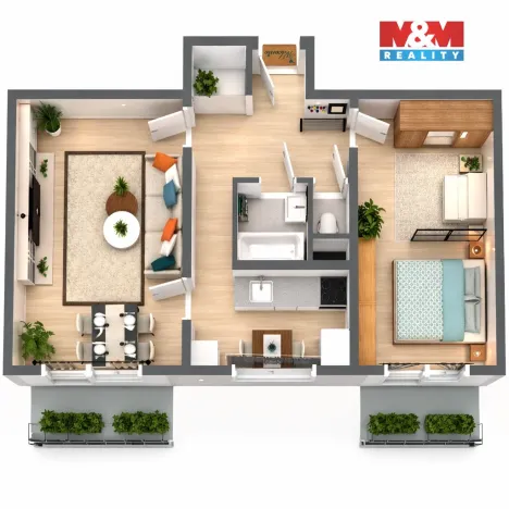 Prodej bytu 2+1, Blansko, Svitavská, 56 m2