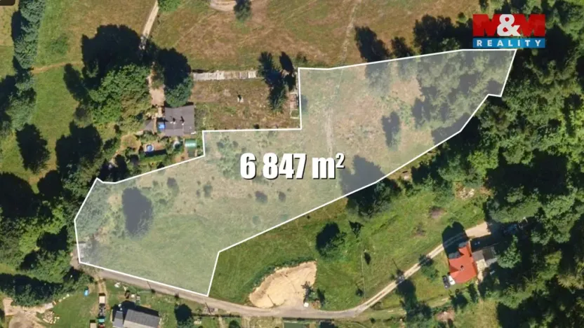 Prodej louky, Janov nad Nisou - Loučná nad Nisou, 6847 m2