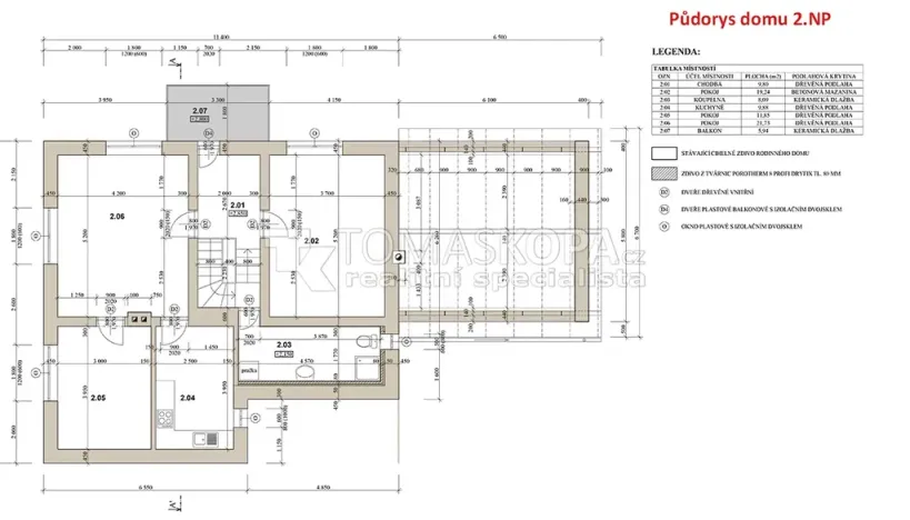 Prodej rodinného domu, Bojanovice, 157 m2