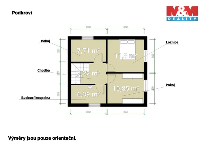 Prodej rodinného domu, Úherce, 85 m2