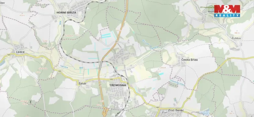 Prodej pole, Třemošná, 16827 m2