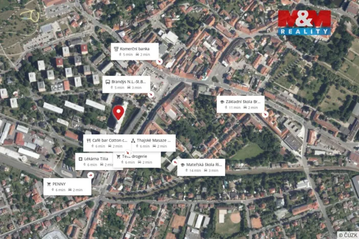 Pronájem bytu 3+kk, Brandýs nad Labem-Stará Boleslav - Brandýs nad Labem, Lipová, 67 m2