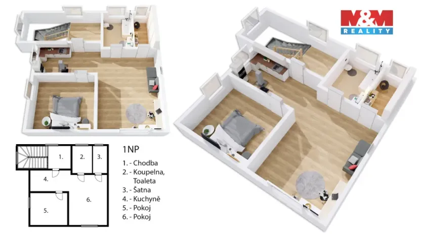 Pronájem rodinného domu, Praha - Chodov, Vycpálkova, 160 m2