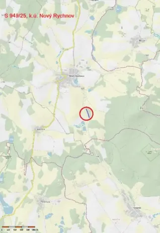 Prodej lesa, Nový Rychnov, 7440 m2