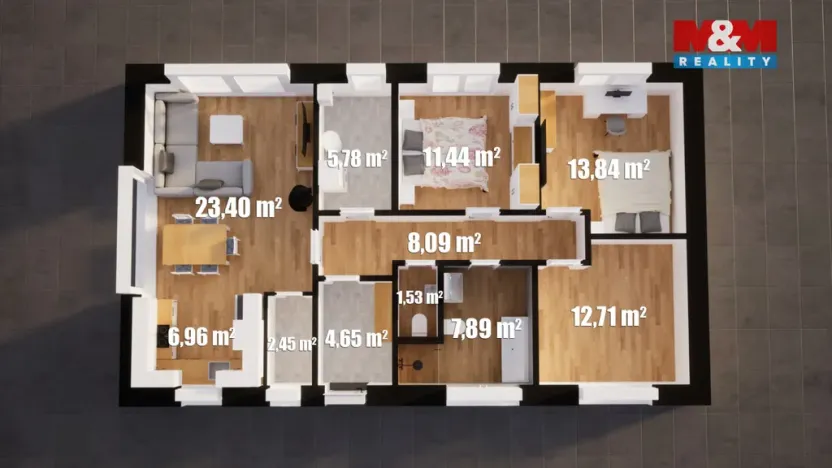 Prodej rodinného domu, Nová Paka - Vrchovina, 94 m2