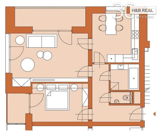 Prodej bytu 2+1, Halenkov, 66 m2