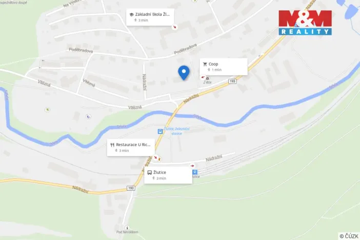 Pronájem bytu 3+1, Žlutice, Nádražní, 61 m2