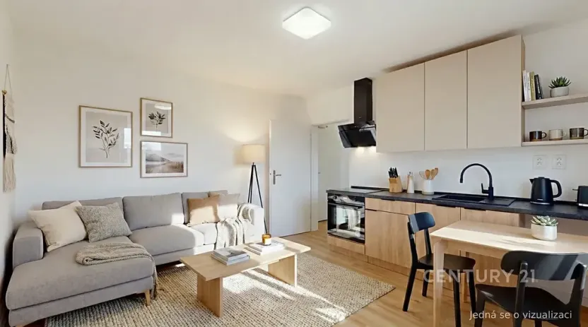 Pronájem bytu 2+kk, Orlová, V Zimném dole, 40 m2