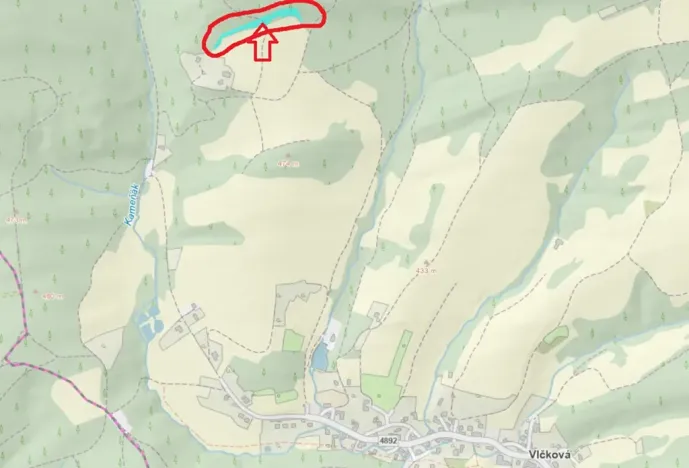 Prodej lesa, Vlčková, 3331 m2