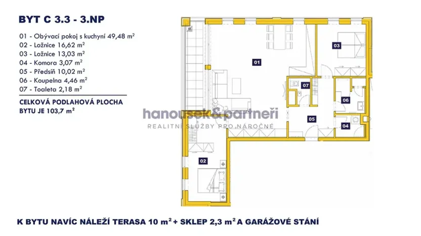Prodej bytu 3+kk, Vrchlabí, Pražská, 103 m2