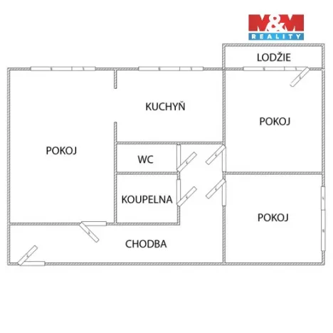 Prodej bytu 3+1, Havířov - Šumbark, U Tesly, 71 m2