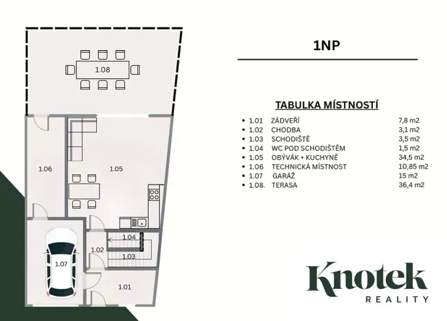 Prodej rodinného domu, Kašnice, 154 m2