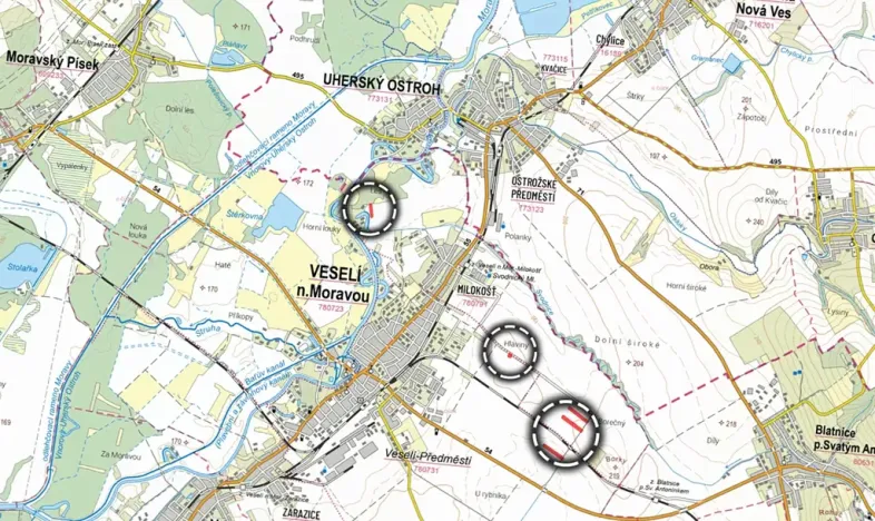 Prodej pole, Veselí nad Moravou, 16783 m2