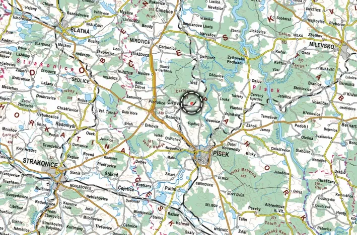 Prodej pole, Čížová, 5743 m2